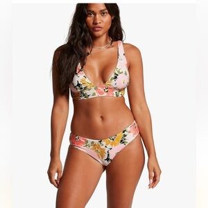 Volcom Counting Down Cheeky Floral Bikini